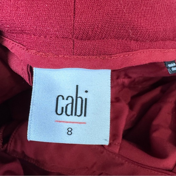 Cabi Red Slim Trousers - Picture 6 of 7